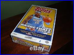 09-10 topps basketball unopened factory sealed hobby box SUPER HOT BOX Curry Rc