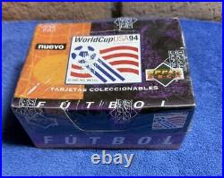 1 1994 Upper Deck World Cup Contenders Sealed Box Rare Spanish Box 50 Packs