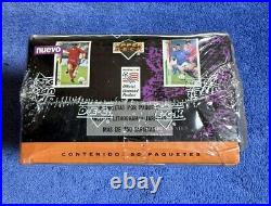 1 1994 Upper Deck World Cup Contenders Sealed Box Rare Spanish Box 50 Packs