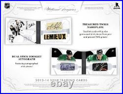(1) 2013-14 Panini NATIONAL TREASURES Hockey Hobby Box Factory Sealed Brand New