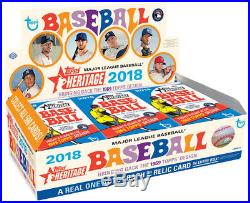 (1) 2018 Topps Heritage Hobby Baseball Unopened Factory Sealed Box 24 Packs