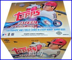 (1) 2018 Topps Series 3 Update Hobby Jumbo Baseball Sealed Box 10 Packs