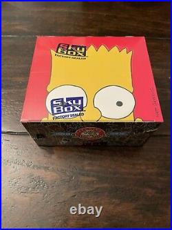 (1) Sealed Box 1993 Skybox The Simpsons Series 1 Art De Bart Chase Cards