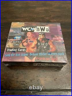 (1) Sealed Box 1998 Topps WCW NWO Series 1 Cards, Case Fresh, Hogan Goldberg