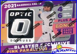 (10) 2021 Panini Optic Baseball EXCLUSIVE Sealed Blaster Box-PINK PARALLELS (10) 2021 Panini Optic Baseball EXCLUSIVE Sealed Blaster Box-PINK PARALLELS