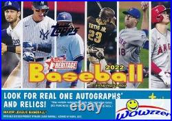 (10) 2022 Topps Heritage Baseball HUGE EXCLUSIVE Sealed Blaster Box-720 Cards