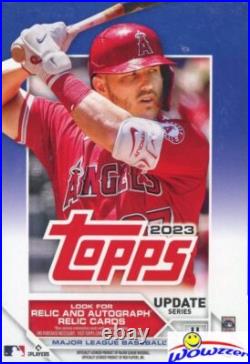 (10) 2023 Topps Update Baseball EXCLUSIVE Factory Sealed HANGER Box-590 Cards