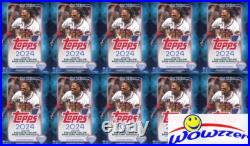 (10) 2024 Topps Series 1 Baseball EXCLUSIVE HUGE Sealed HANGER Box-590 Cards (10) 2024 Topps Series 1 Baseball EXCLUSIVE HUGE Sealed HANGER Box-590 Cards