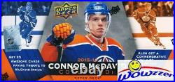 15/16 UD Connor McDavid Collection Factory Sealed Box-25 ROOKIE Cards+JUMBO RC
