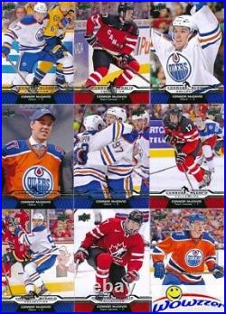 15/16 UD Connor McDavid Collection Factory Sealed Box-25 ROOKIE Cards+JUMBO RC