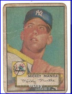 1952 Sealed Mantle Card Chase Box-22+vintage Pack +graded Card +2 Cards 1950/60