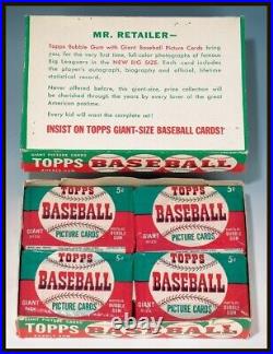 1952 Unopened Card Chase Box-21 Pack, + Auto + 2 Cards From The 1950/60's