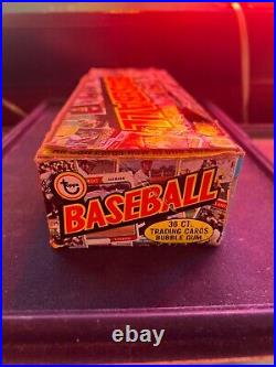 1974 Topps Baseball Full Box 36ct Sealed Wax Packs HUGE $$$ ROOKIE CHASE