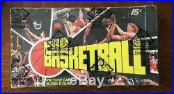 1976 77 Topps Basketball Wax Pack Box unopened BBCE Sealed very nice