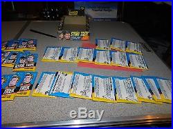1976 Topps Star Trek Pack Lot 34 Sealed Cards Wax Original Packs Nr Complete Box