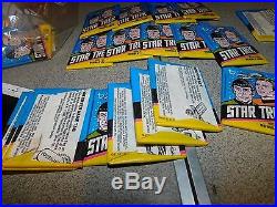 1976 Topps Star Trek Pack Lot 34 Sealed Cards Wax Original Packs Nr Complete Box