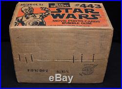 1977 Topps Stars Wars cards sealed 5th Series Wax Box Case. EXTREMELY RARE