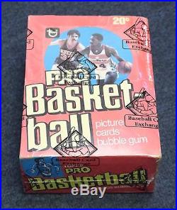 1978-79 Topps Basketball Unopened Wax Pack Box with 36 Packs BBCE Sealed