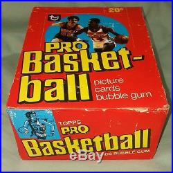 1978-79 Topps Basketball Wax Pack Box 36 Factory Sealed Packs Unopened