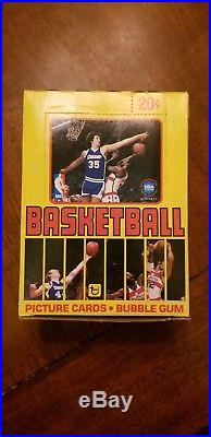 1979 Topps 79 Basketball Sealed Wax Box 36 Packs Sell All 4 Sons Autism Therapy