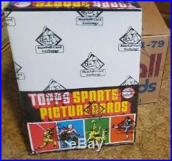 1979 Topps Baseball RACK BOX 24 packs of 39 cards BBCE FASC sealed Read