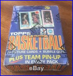 1980-81 Topps Basketball Wax Box Bbce Wrapped Sealed Bird Magic Rookie Amazing