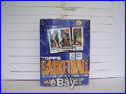 1980-81 Topps Basketball 36 Count Box Bbe Seal Magic Johnson, Larry Bird Rookies