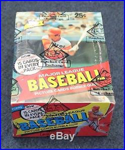 1980 Topps Baseball Unopened Wax Pack Box with 36 Packs BBCE from a Sealed Case
