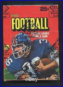 1980 Topps Football Unopened Wax Pack Box BBCE Sealed