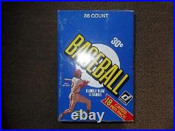 1981 Donruss Baseball Factory Sealed Wax Box, 36-packs, 18-cards/pack Rare