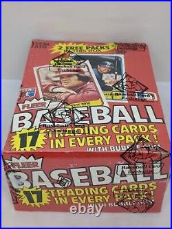 1981 Fleer Baseball Card Wax Box BBCE Wrapped Sealed 38 Packs Clean Boxes Look