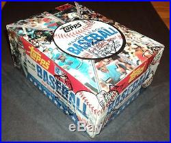 1981 Topps BASEBALL Unopened WAX BOX 36 Packs, BBCE Authenticated & Sealed (A)