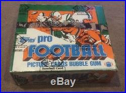 1981 Topps Football Cello Pack Box Unopened And Sealed Auth by BBCE
