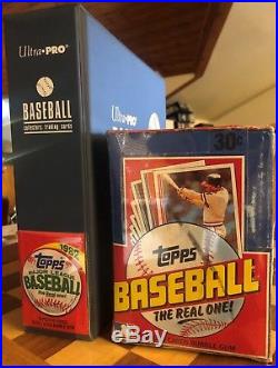 1982 Topps Baseball Wax Box BBCE Sealed & Complete Set Binder Ripken RC