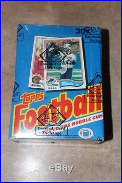 1982 Topps Football Unopened Wax pack Box with36 Packs BBCE Sealed