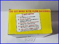 1983 Fleer Baseball Card Cello Box 24 Cello Packs Per Box Sealed