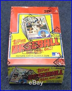 1983 Topps Baseball Unopened Wax Pack Box with 36 Packs BBCE from a Sealed Case