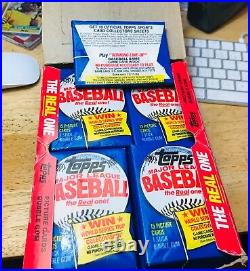 1983 Topps Baseball cards 36 wax sealed packs per box Unopened-untouched