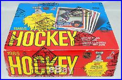 1984-85 O-pee-chee Opc Hockey Bbce Sealed Wax Box 48 Pk Yzerman Chelios Gilmour