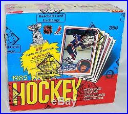 1984-85 O-pee-chee Opc Hockey Bbce Sealed Wax Box 48 Pk Yzerman Chelios Gilmour