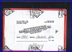 1984 Donruss Baseball Wax Box BBCE Sealed 36 Packs