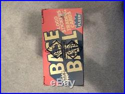 1984 Fleer baseball wax box BBCE sealed