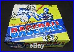 1984 Topps Baseball Unopened Cello Box (FASC) From A Sealed Case (BBCE)