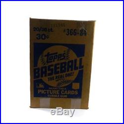 1984 Topps Baseball Wax Box Case (20 Box) Sealed Possible Mattingly RC