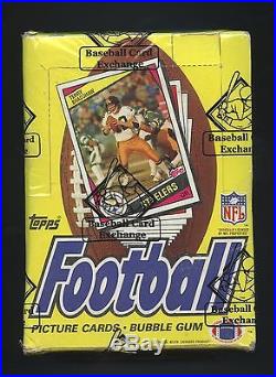 1984 Topps Football Unopened Wax Pack Box with 36 Packs BBCE Sealed