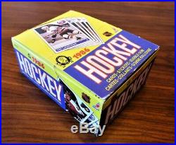 1985-86 O-pee-chee Hockey Box Mario Lemieux Bottom Variant Rc 48 Sealed Packs