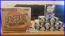 1985 DONRUSS Baseball Wax Box 36 Sealed Packs Case Fresh BBCE Authentic PSA