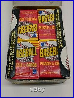 1985 DONRUSS Baseball Wax Card Box 36 UNOPENED SEALED PACKS Puckett Clemens