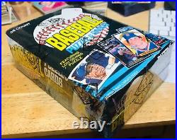 1985 Donruss Baseball Wax Box From A Sealed Case Bbce Puckett Clemens Rc Cards