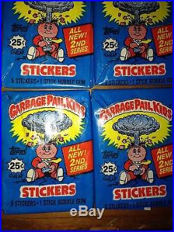 1985 Garbage Pail Kids 2nd Series 46 Sealed Packs 2 Open with Box Original Cards